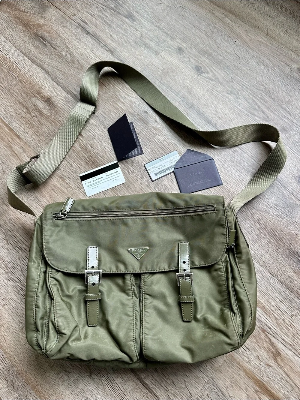 Prada nylon messenger